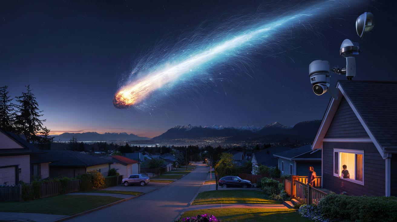 Meteor przemknął nad Kanadą z prędkością 119 tysięcy km na godzinę i na chwilę rozświetlił nocne niebo jak dzień