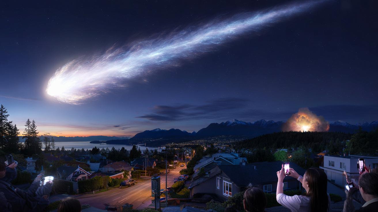 Meteoroid pędził nad Kanadą 119 tys. km/h. Nocne niebo zamieniło się w dzień