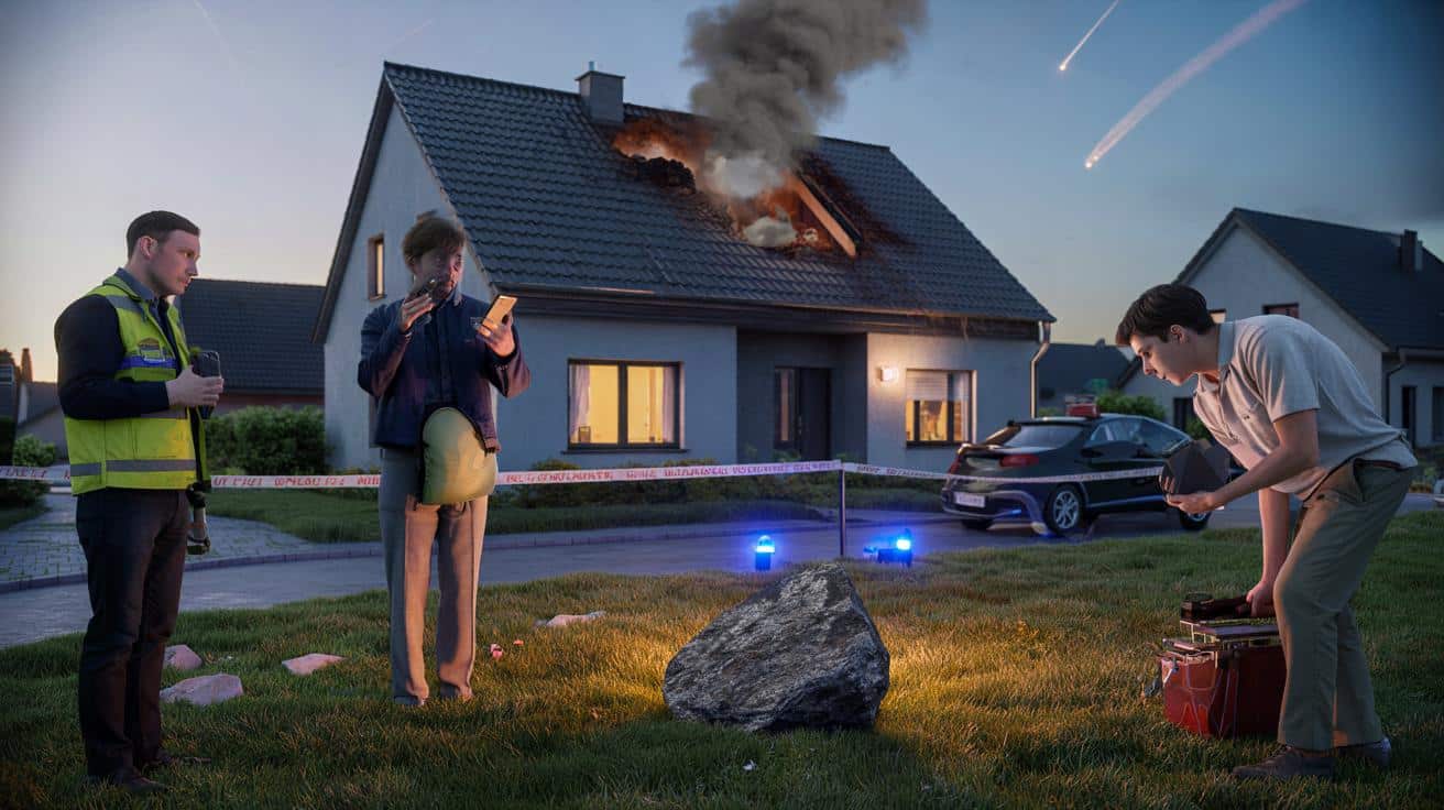 Meteoryt spadł na dom: kto płaci i ile warte są kosmiczne kamienie