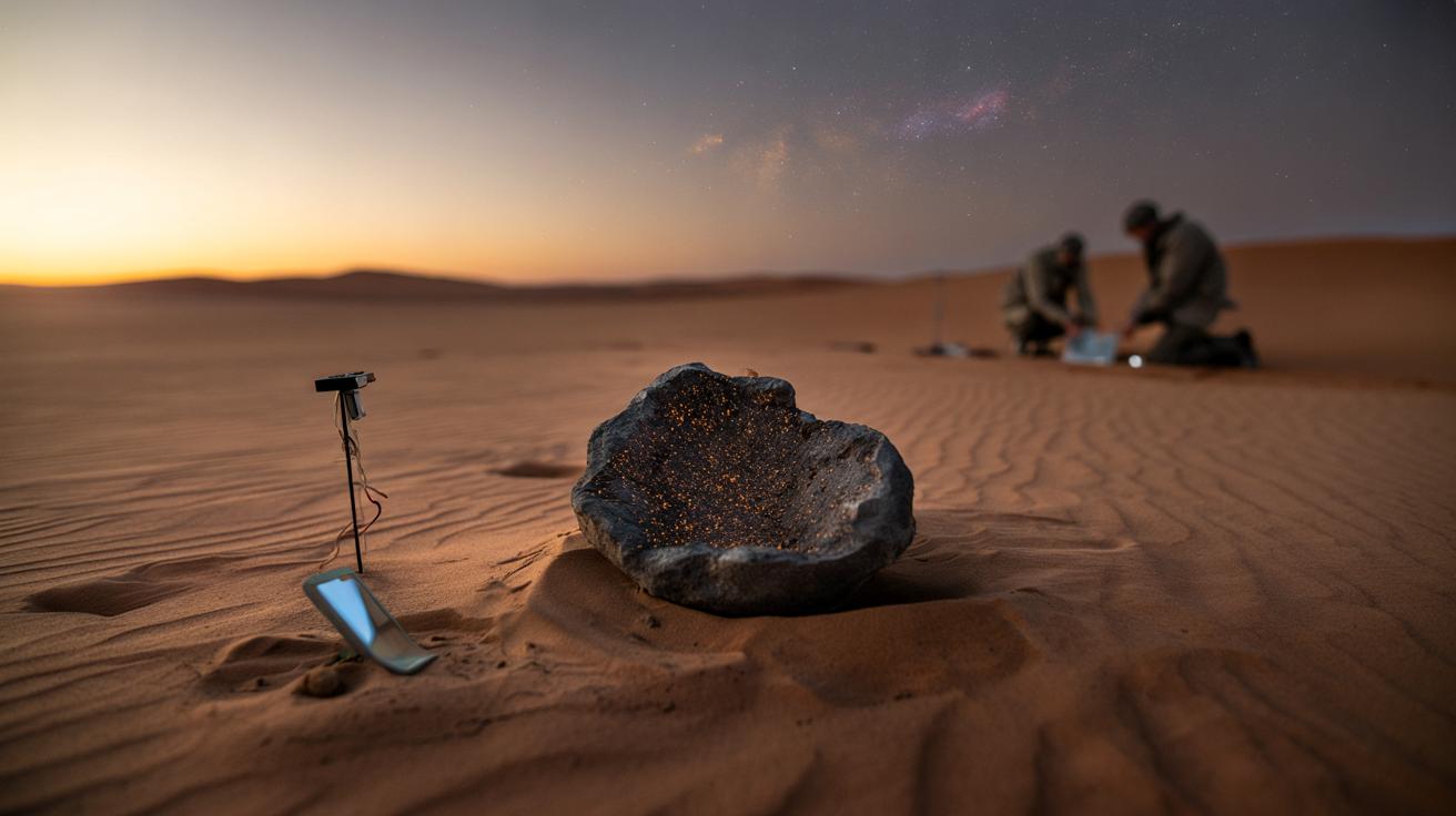 Meteoryt z Sahary skrywa ziarna starsze od Słońca. Naukowcy są zaskoczeni
