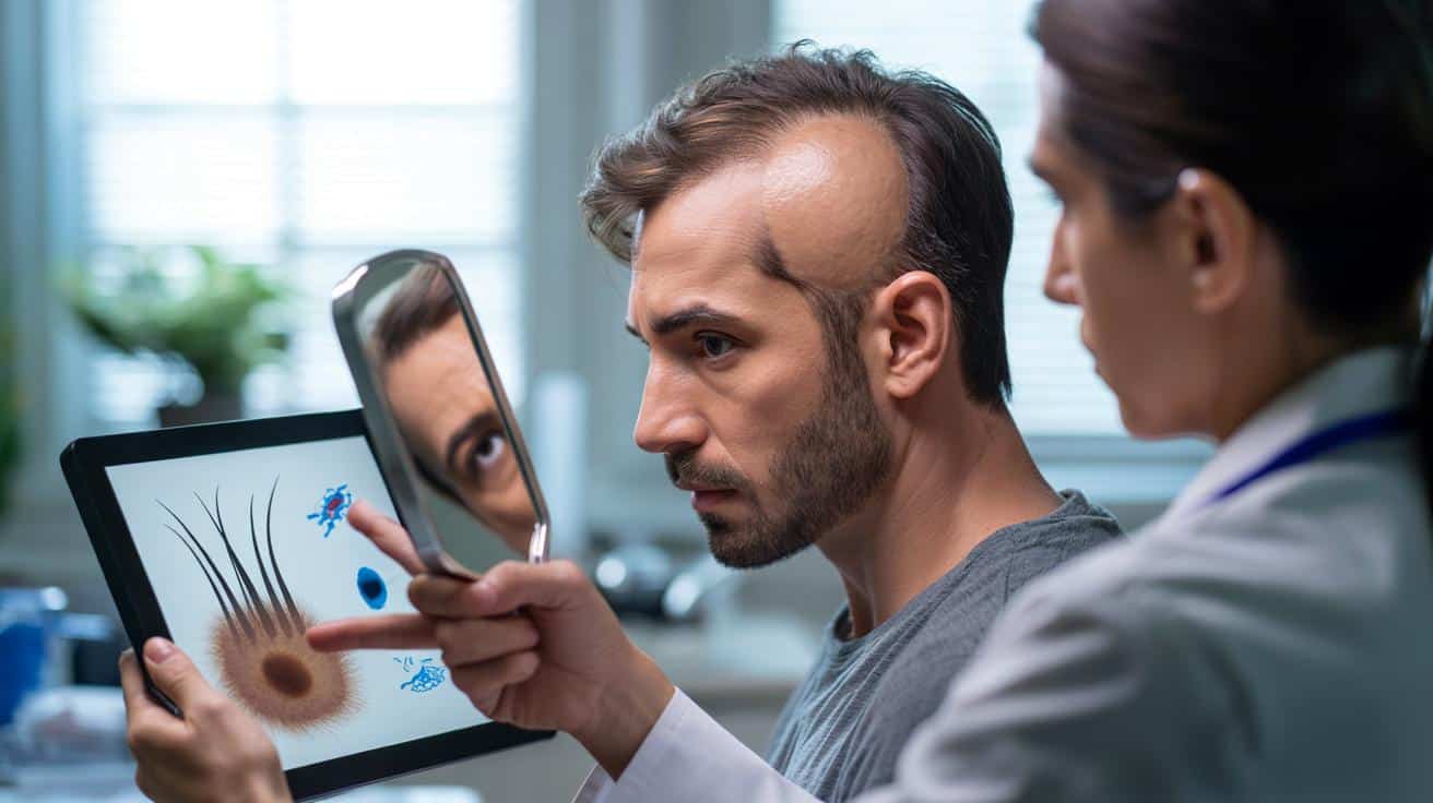 Mężczyzna po trzydziestce łysieje nagle? To może być choroba autoimmunologiczna