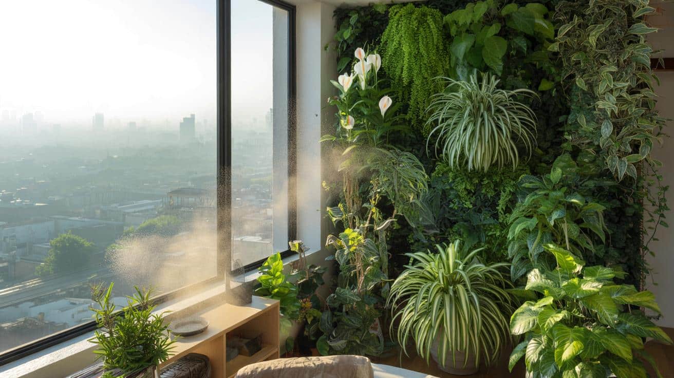 Miejski smog w salonie? Naukowcy pokazują, jak ściana z roślin czyści powietrze