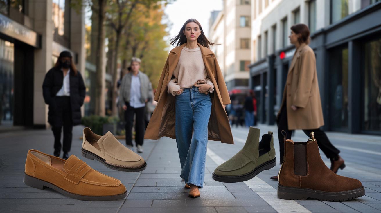 Miękkie, stylowe, modne: buty z zamszu wracają na ulicę