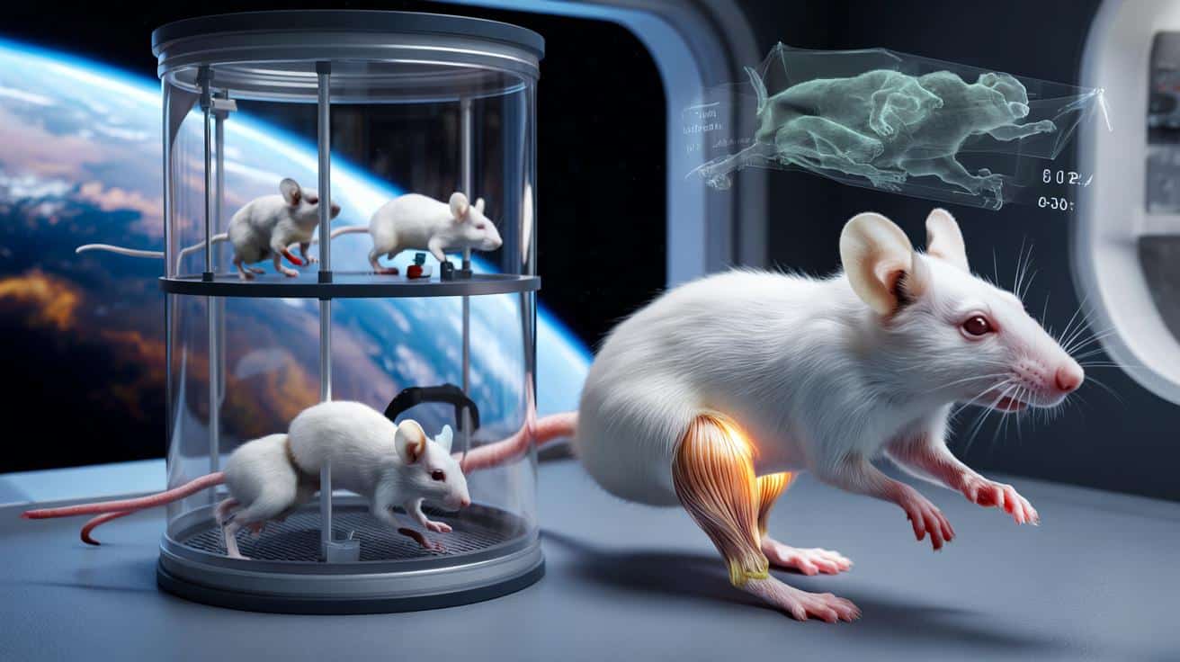 Co dzieje się z mięśniami w kosmosie? Zaskakujące wnioski z eksperymentu NASA na myszach