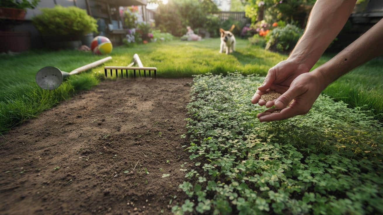 Mikrokoniczyna zamiast dosiewania trawy. Łyse placki znikną z dnia na dzień