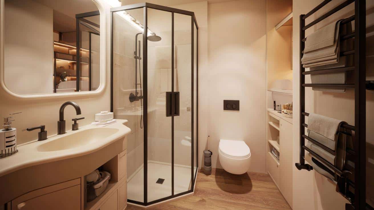 Miniłazienka po francusku: z rozsypującej się klitki do nowoczesnego spa na 15 m²