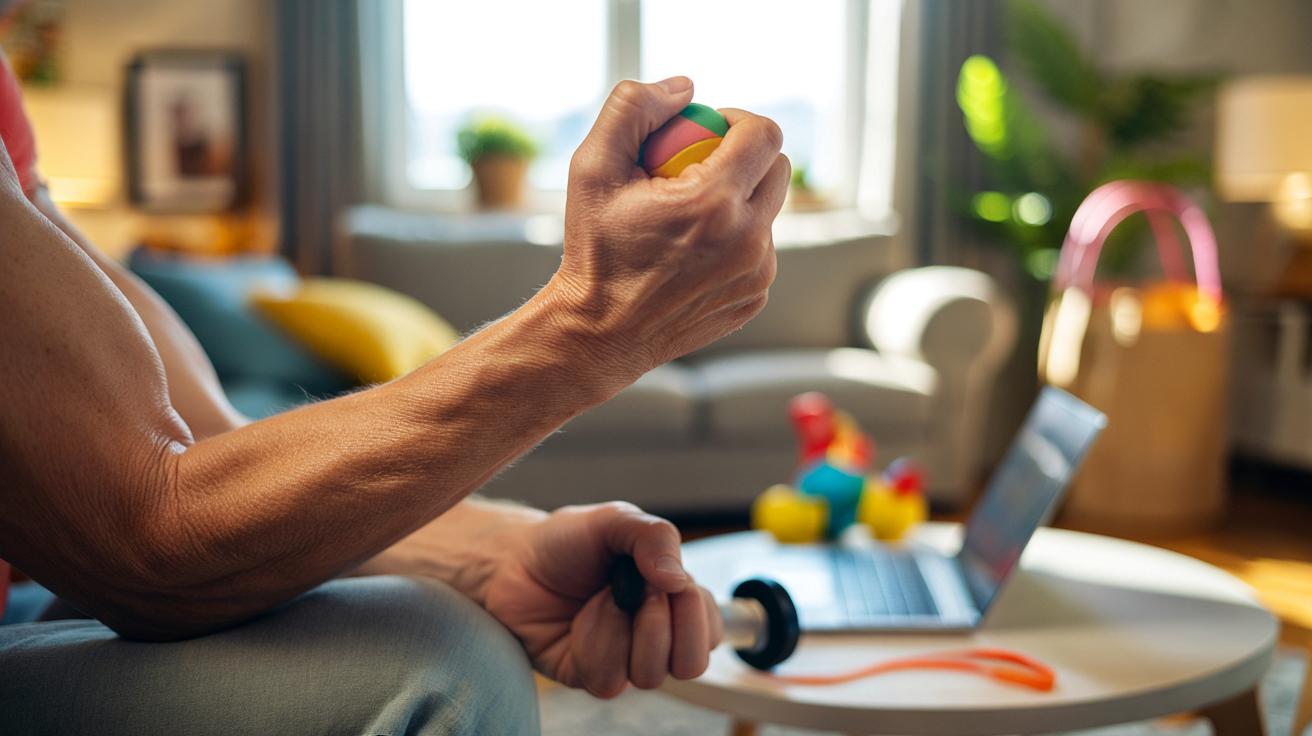 Mocny chwyt, mniej bólu: jak wzmocnić dłonie i nadgarstki w domu