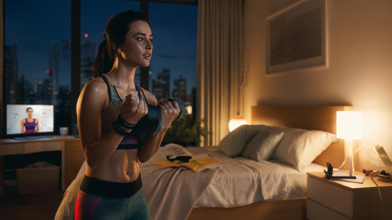 Mocny trening i relaks przed snem: duet, który odmienia noce młodych kobiet