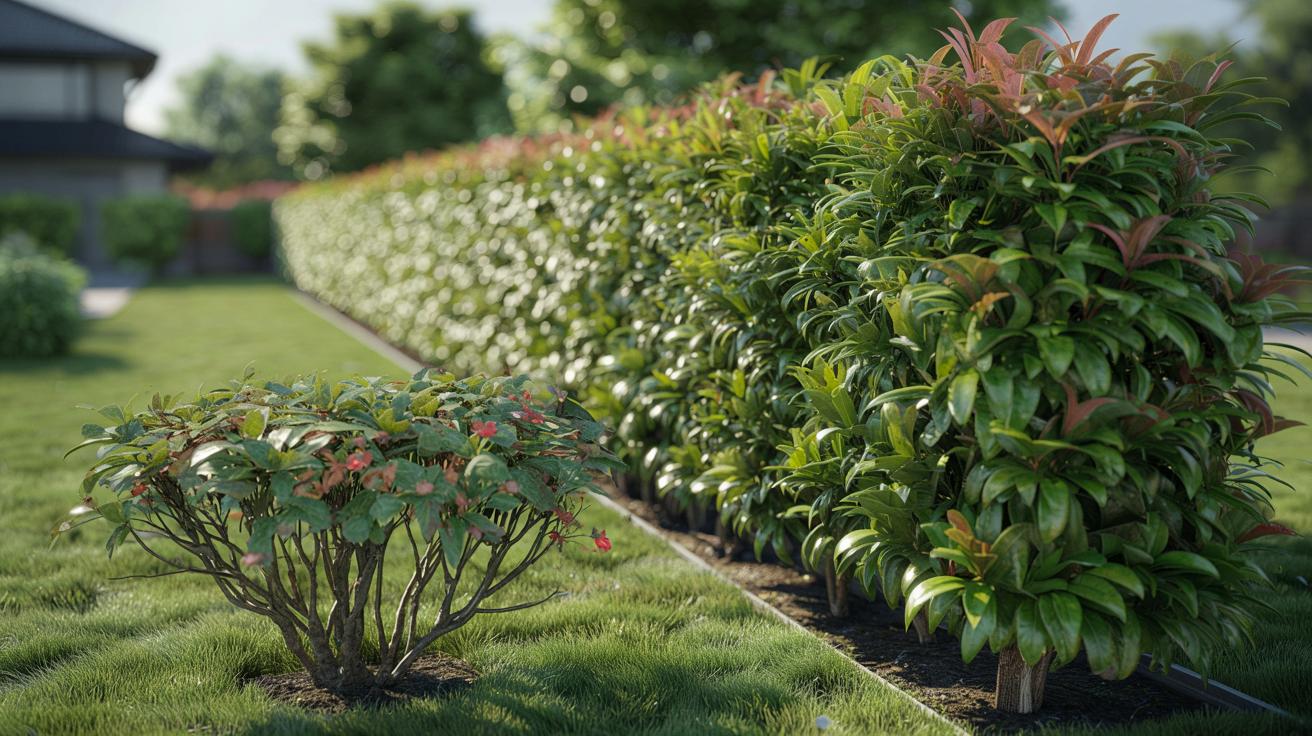 Modne żywopłoty 2026: co zamiast chorującego fotynii? Ten krzew robi furorę