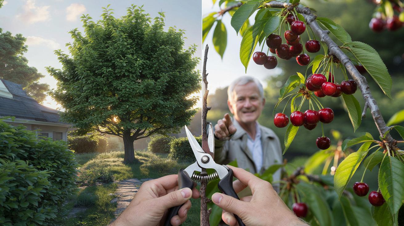 Mój czereśniowy dramat w ogrodzie: jedno cięcie i drzewo obsypało się owocami