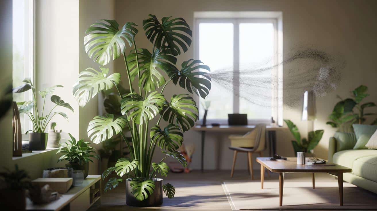 Monstera a jakość powietrza w mieszkaniu: ile naprawdę daje ta roślina?