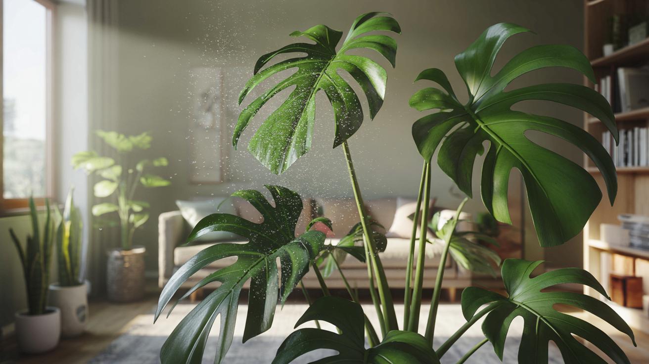 Monstera w roli naturalnego filtra? Co faktycznie robi z powietrzem