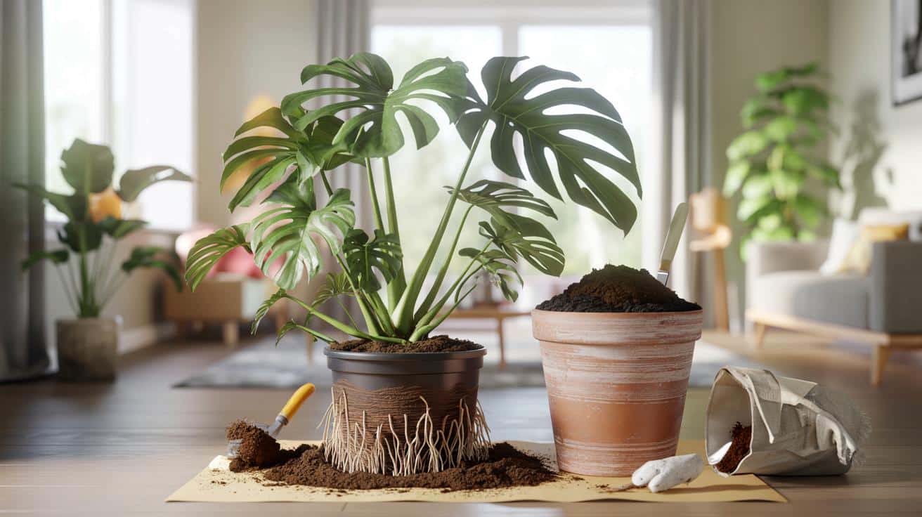 Monstera woła o większą doniczkę? Sprawdź, czy to już czas