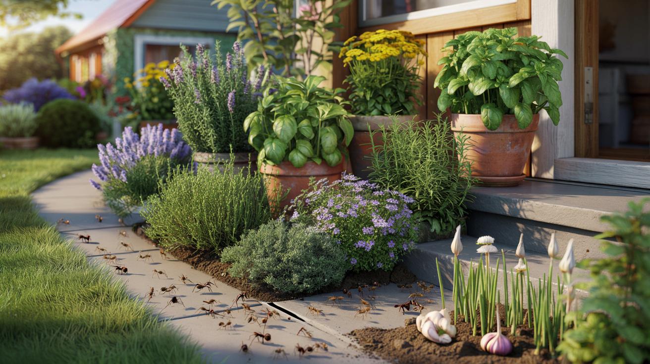 Masz dość mrówek w ogrodzie? Te rośliny wypłoszą je na długo