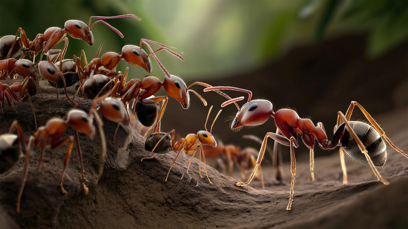 Mrówki potrafią „oswajać” obcych. Nauka pokazuje, gdzie jest granica