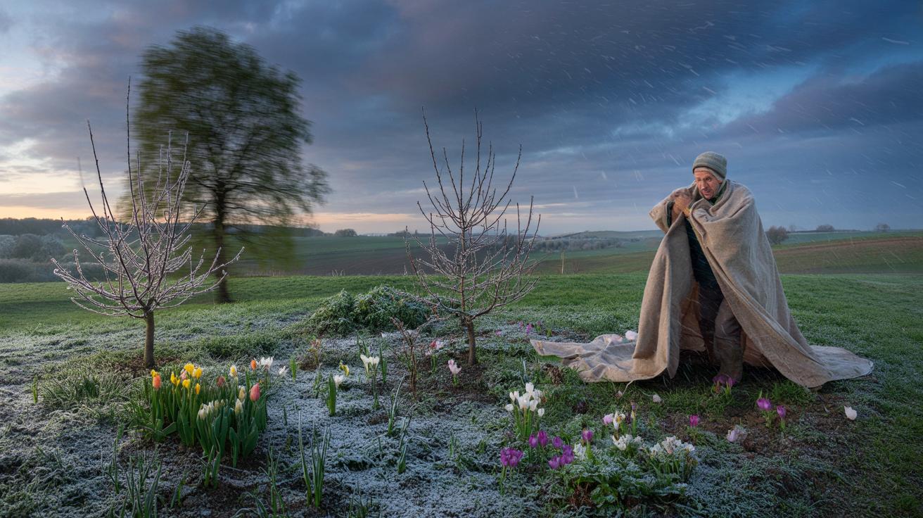 Mróz wraca w samym środku wiosny. Do -10°C i silny wiatr