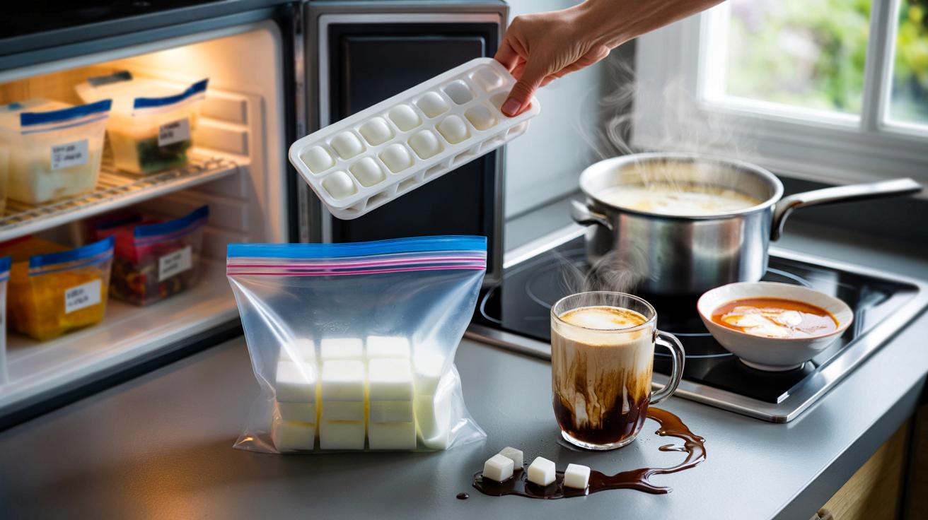 Od miesiąca mrożę mleko w kostkach i nie wyobrażam sobie gotowania bez tego triku