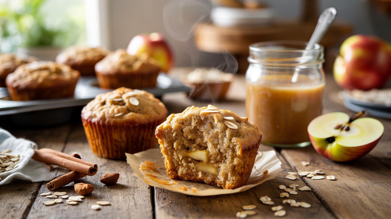 Zero masła, maksimum smaku: muffiny owsiano‑jabłkowe z tajnym składnikiem z szafki