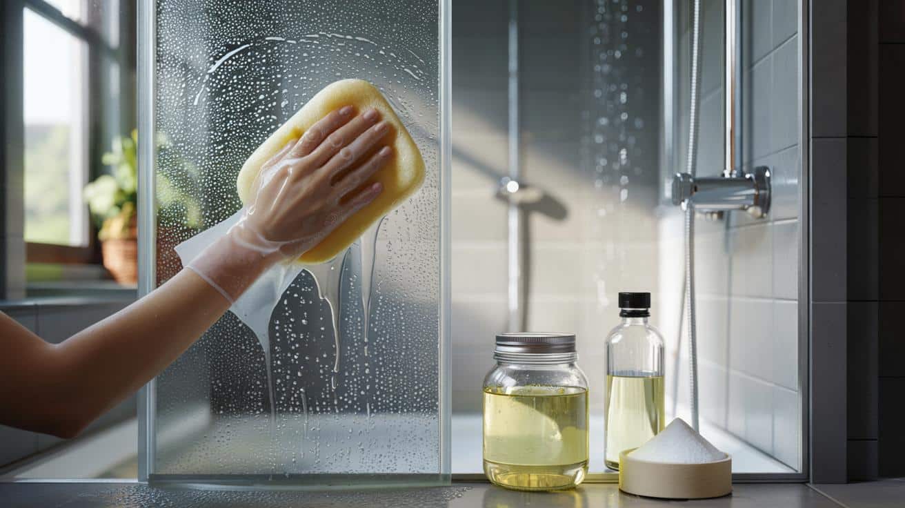 Myjesz kabinę sodą oczyszczoną? Ekspertka radzi prostszy sposób na osad z kamienia