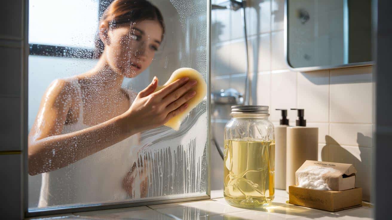 Myjesz kabinę sodą oczyszczoną? Ekspertka radzi prostszy sposób na osad