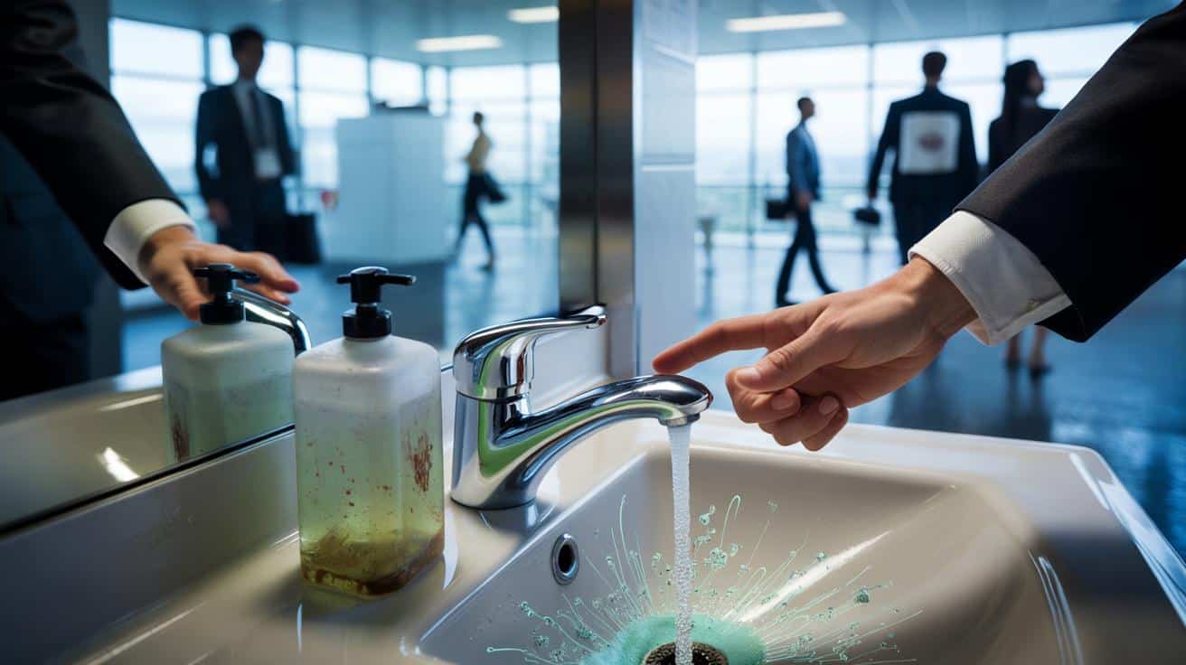 Myjesz ręce mydłem w płynie z dozownika w pracy? Tam jest najwięcej bakterii