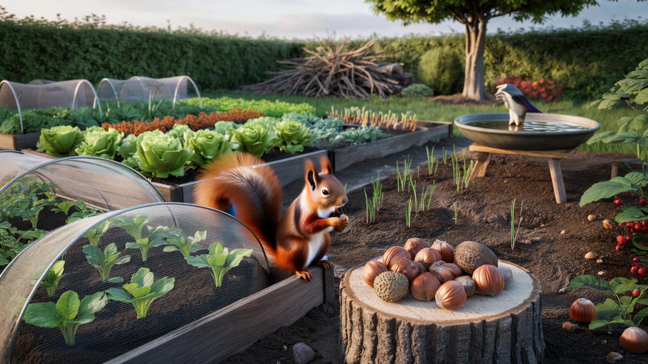 Myliłem się co do „szkodników”: jak zachęcić wiewiórki do ochrony warzywnika