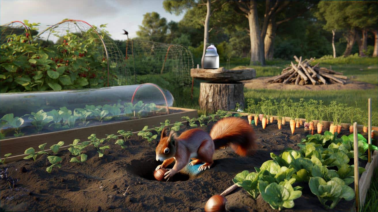 Myślałem, że niszczą grządki. Tymczasem chronią ogród warzywny