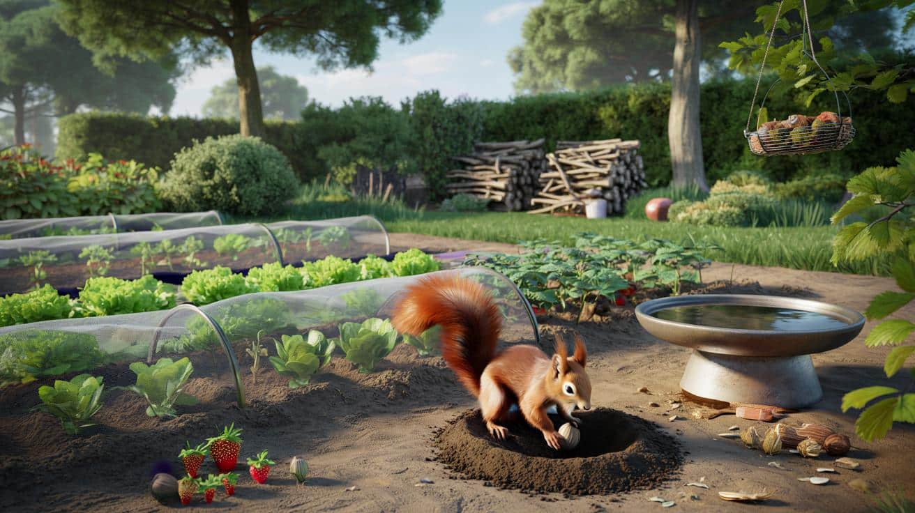 Myślałem, że niszczą grządki. Tymczasem ratują warzywnik: jak przyciągnąć wiewiórki do ogrodu