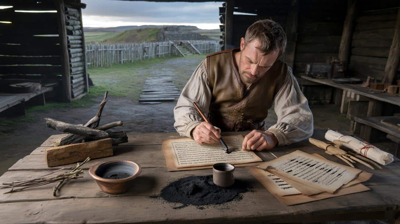 Na rubieżach imperium Rzymianie sami wytwarzali tusz do pisania