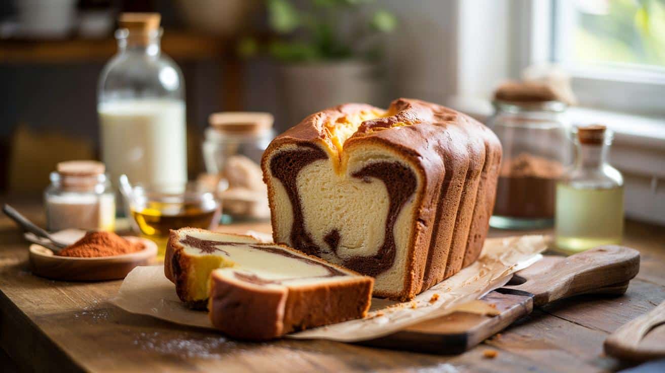 Najbardziej puszysta babka marmurkowa bez jajek i masła, jaką zrobisz