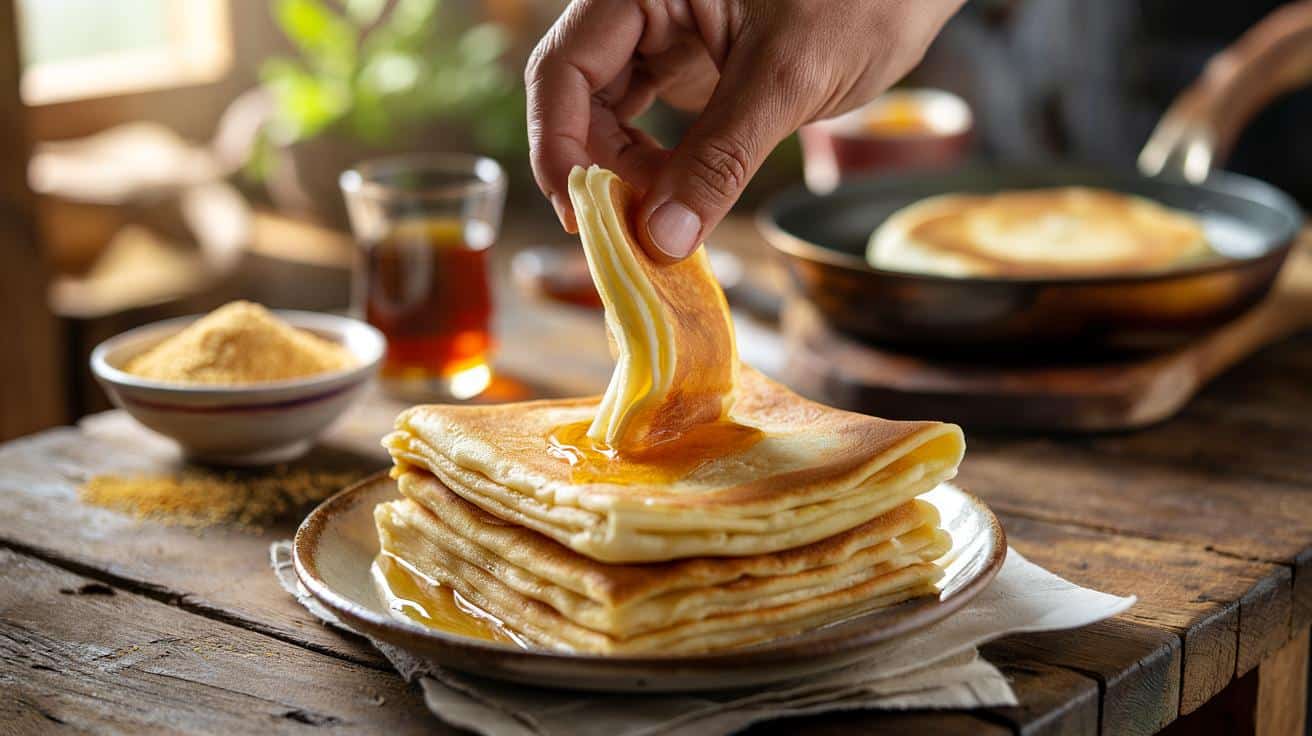 Najdelikatniejsze marokańskie naleśniki warstwowe: przepis na idealny msemen
