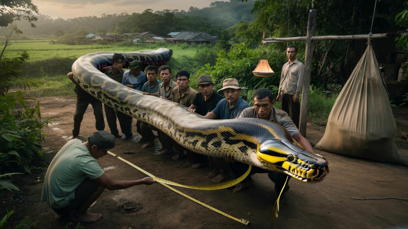 Najdłuższy dziki wąż w historii: „Baronessa” wciąż rośnie