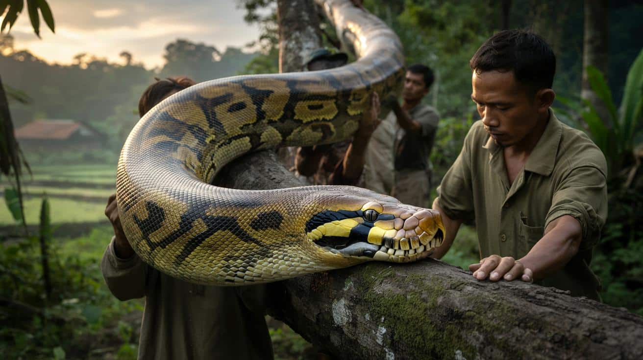 Najdłuższy dziki wąż w historii: indonezyjska „Baronowa” wciąż rośnie