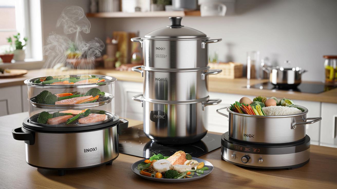 Najlepsze parowary ze stali nierdzewnej 2026: ranking modeli do zdrowego gotowania