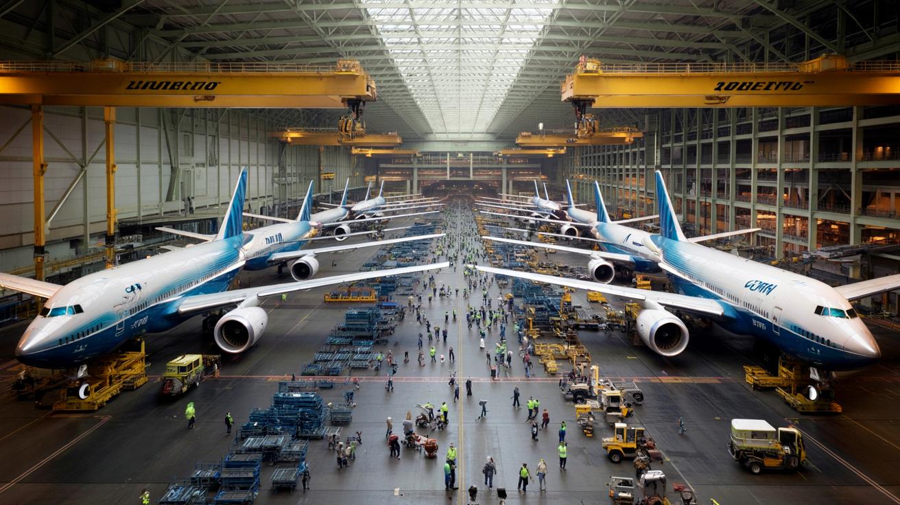 W środku największej fabryki na Ziem i: 30 tys. ludzi i 8 samolotów naraz