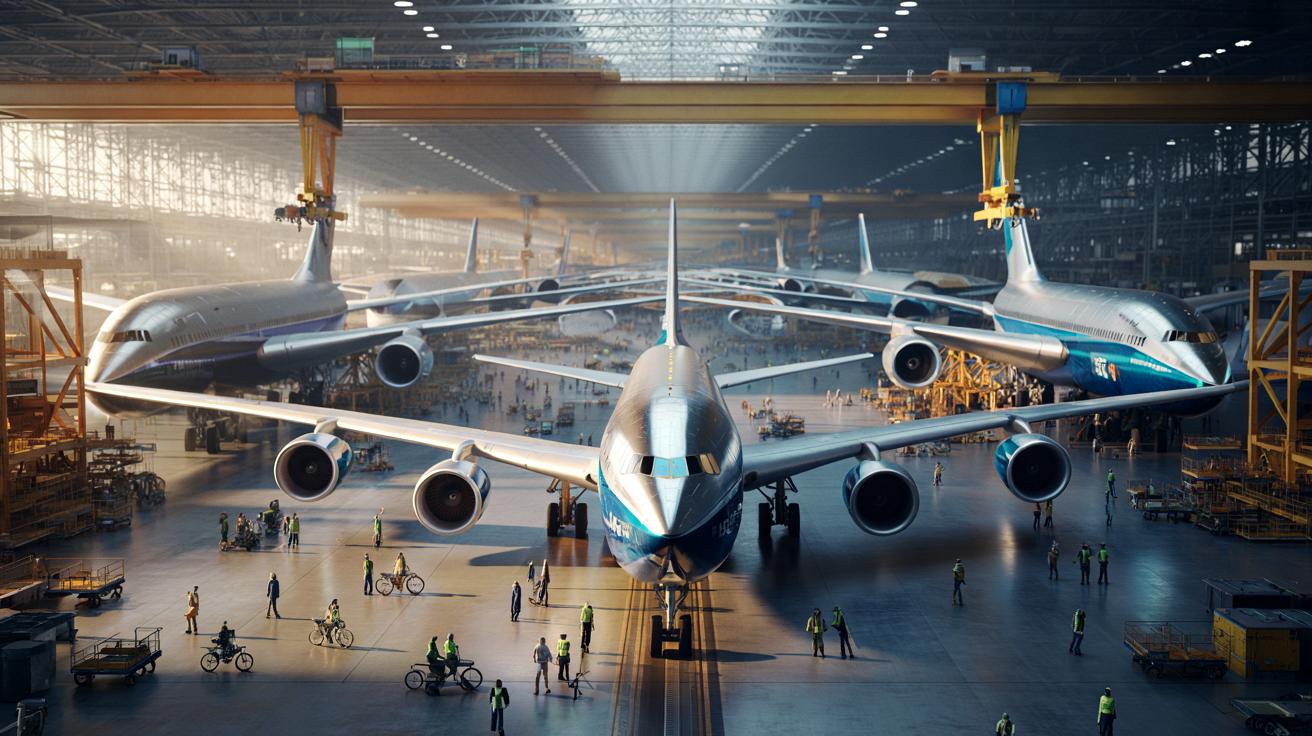 Największa fabryka świata: hala jak miasto, w środku rodzą się odrzutowce