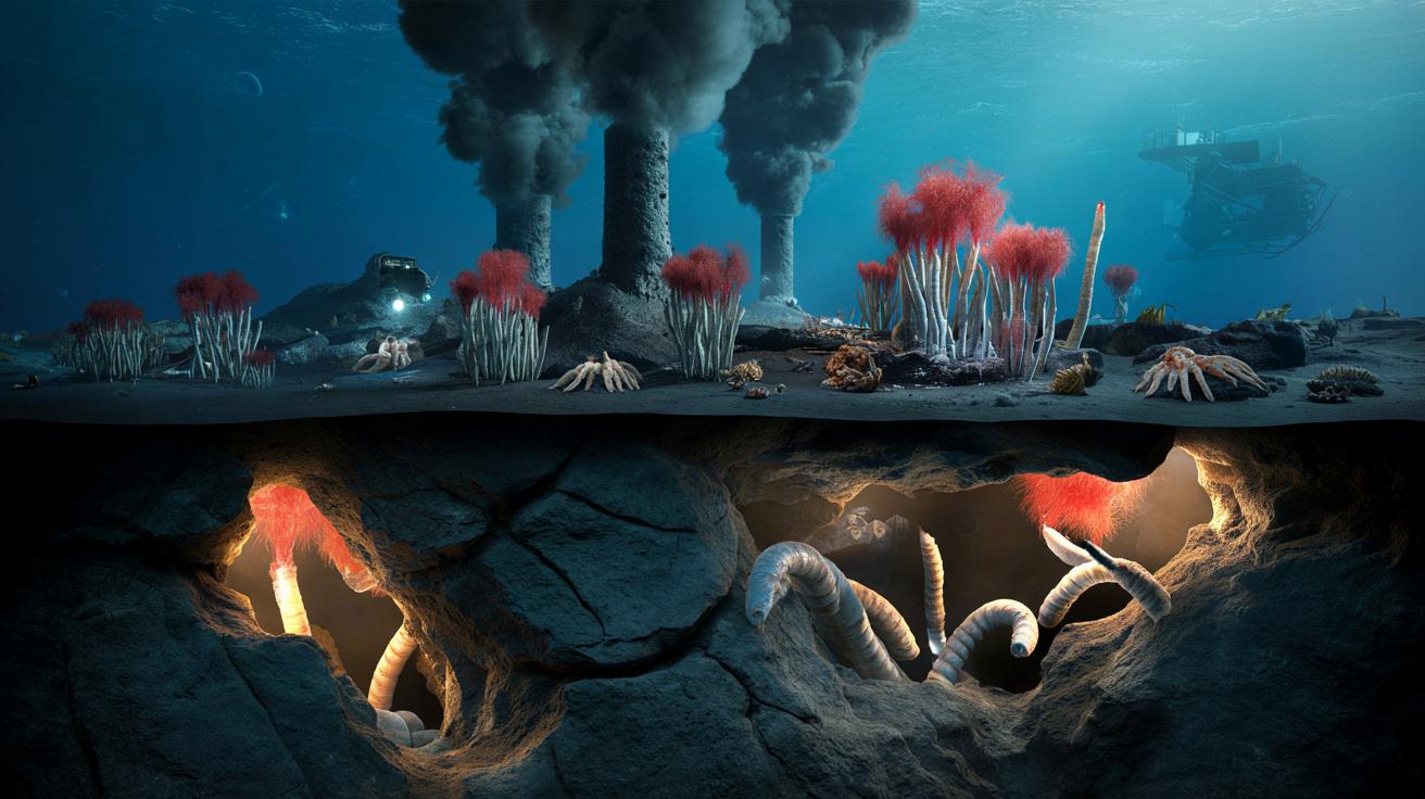 Naukowcy trafili na gigantyczne robaki pod dnem oceanu. Nikt się tego nie spodziewał