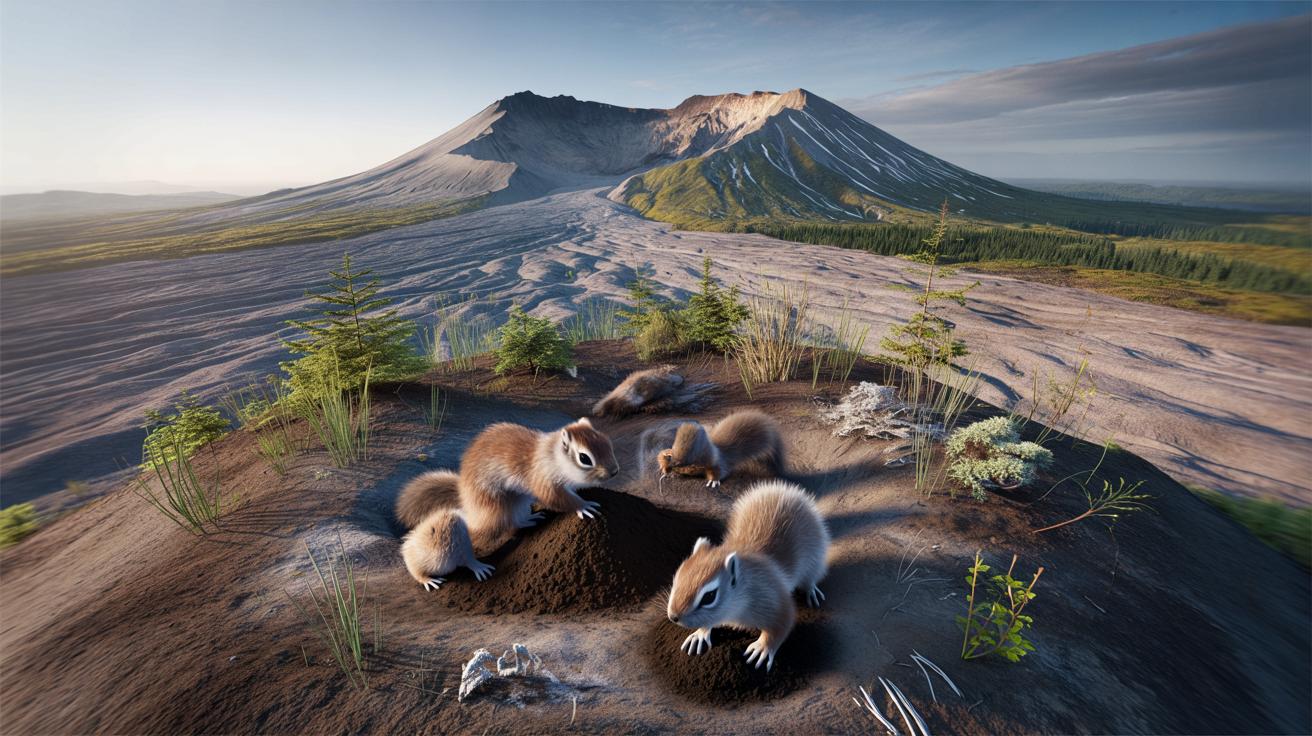 Naukowy eksperyment stulecia: susły uratowały zbocze wulkanu