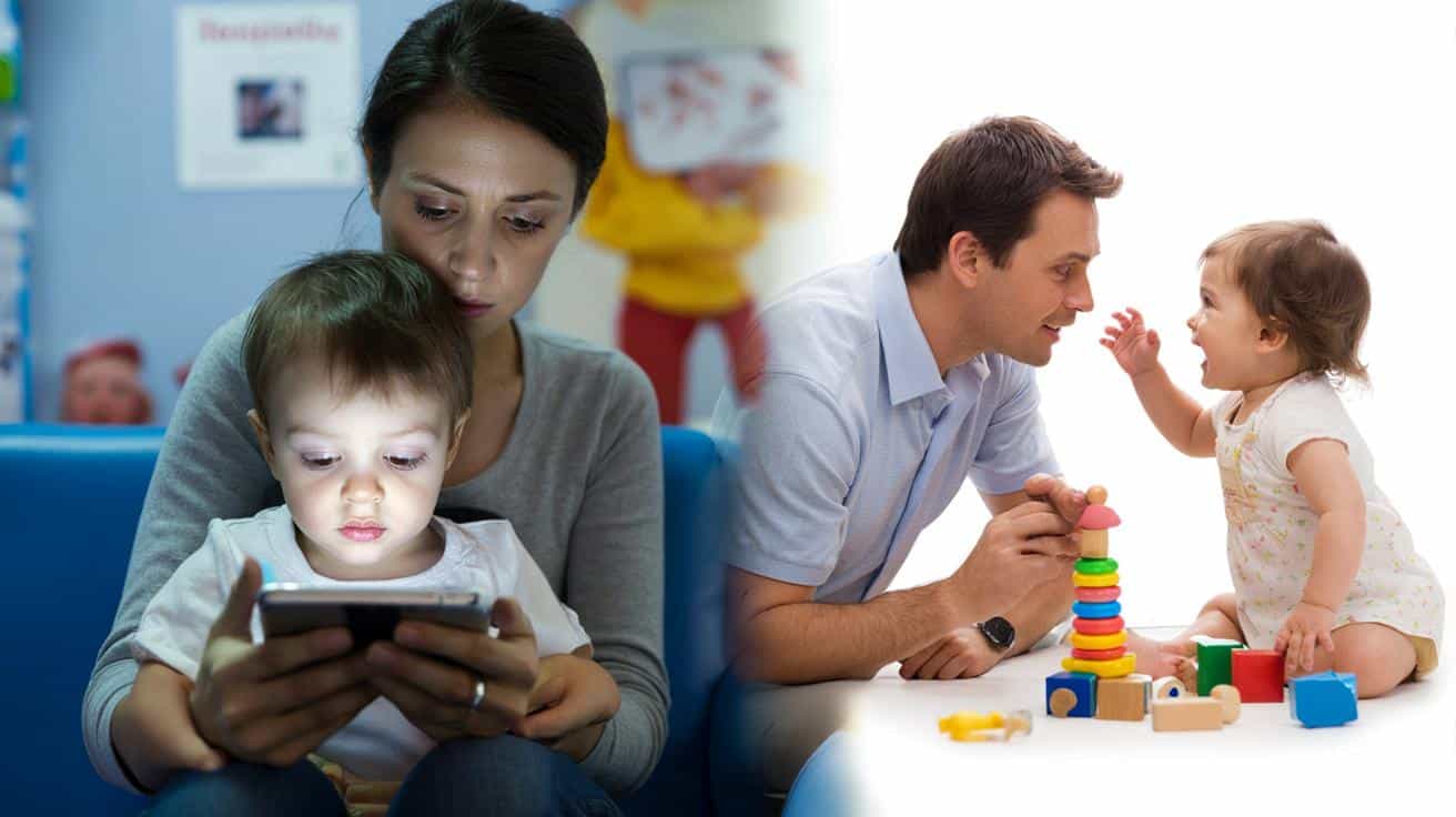 Neurolodzy dziecięcy: ekran przed 2 rokiem życia skraca rozwój mowy o 30%