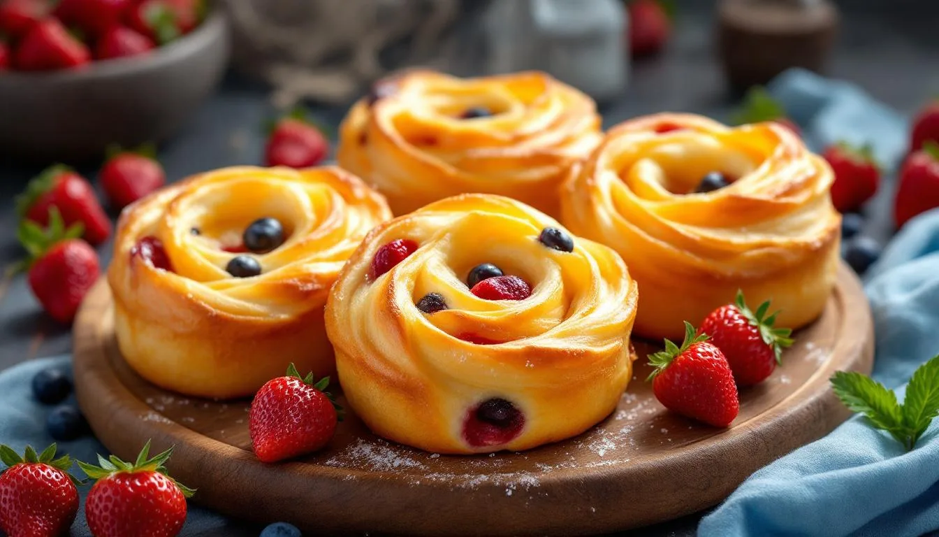 Nie drożdże ani proszek, ten przepis tworzy puszyste magdalenki z owocami w 15 minut