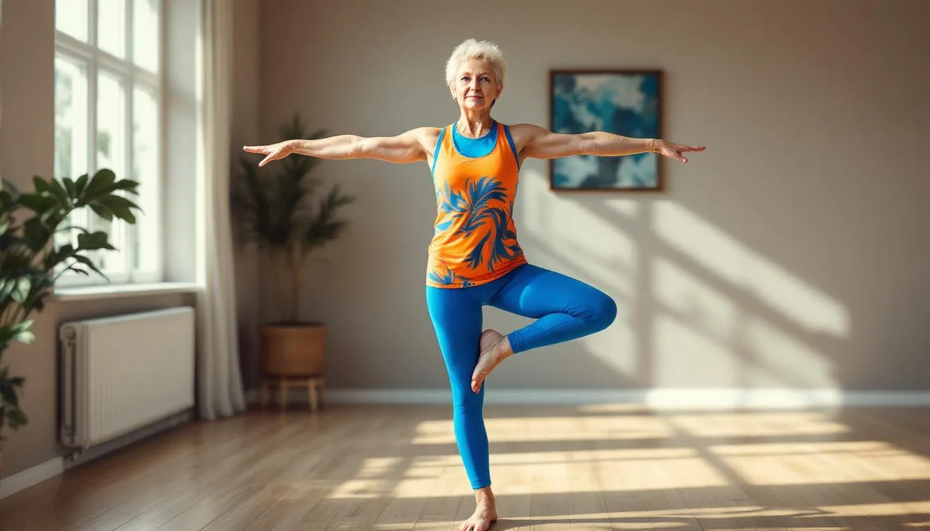 Nie joga ani pilates, ta minutowa rutyna poprawia równowagę po 65-ce