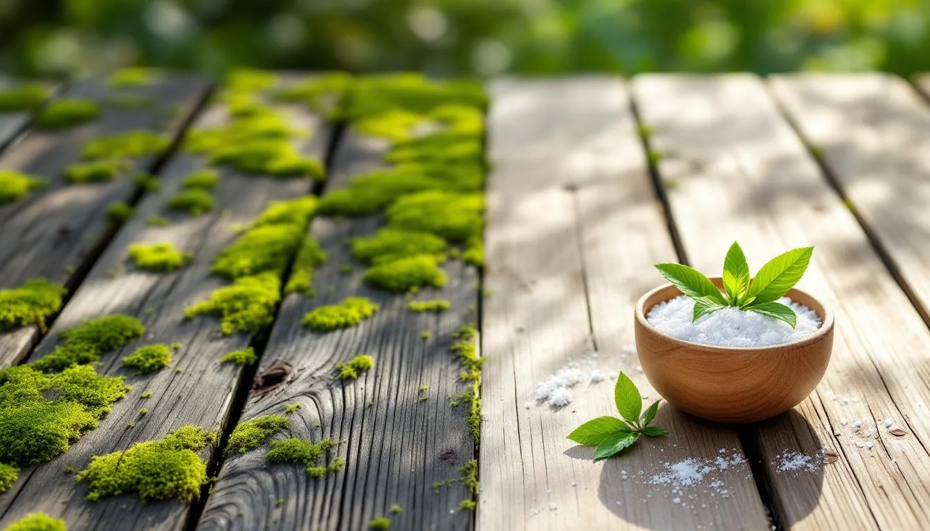 Nie karcher ani chemia, ten składnik za grosze usuwa mech z tarasu w godzinę