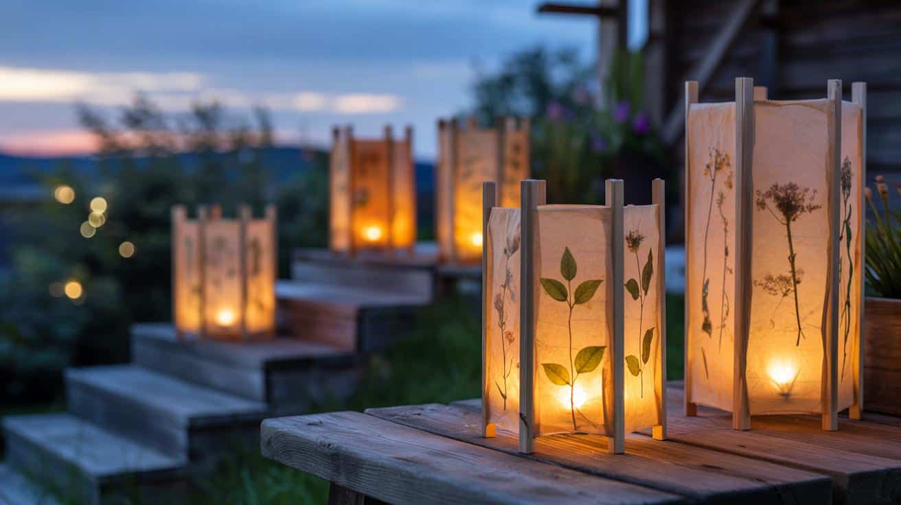 Nie kupuj drogich lampek ogrodowych: zrób bajkowe latarenki z torebek po herbacie