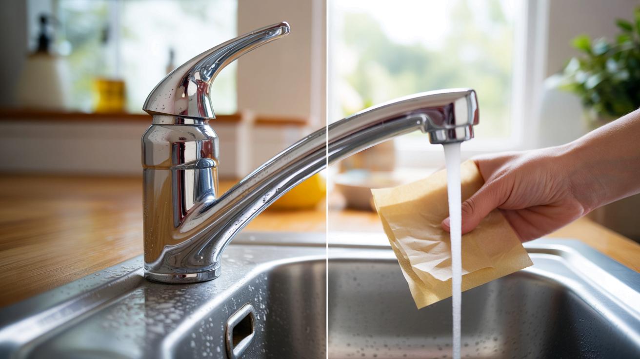 Nie kupuję środków na kamień: ten trik z pieczenia czyści kran na tydzień