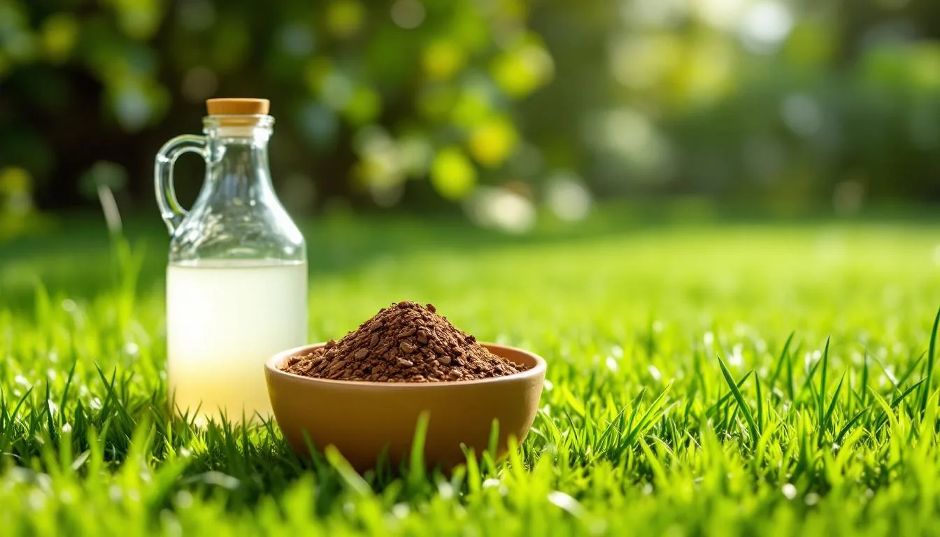 Nie nawóz ani woda, ten tani produkt z kuchni odmienia trawnik w marcu