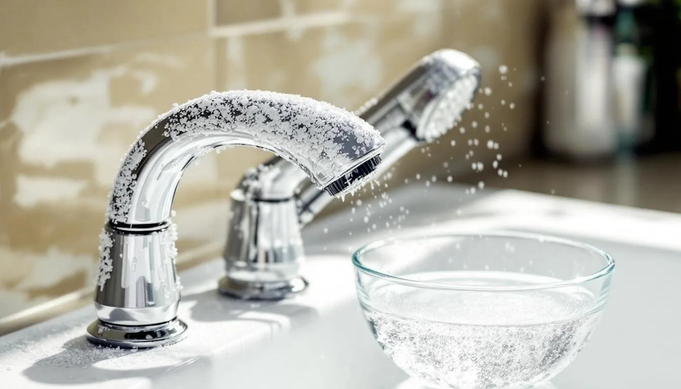 Nie pasta ani szczotka, ten trik z octem usuwa kamień z kranów i prysznica