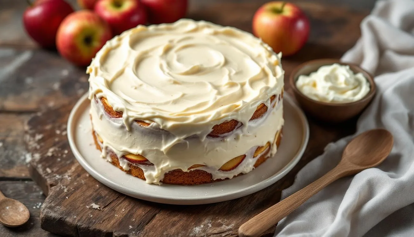 Nie piekarnik, nie mikser, ten przepis na kremowe ciasto jabłkowe z mascarpone gotowe w 30 minut