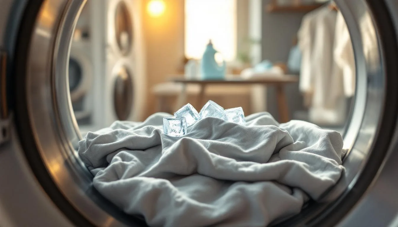 Nie potrzeba żelazka, ten trik z kostkami lodu odświeża zmięte ubrania