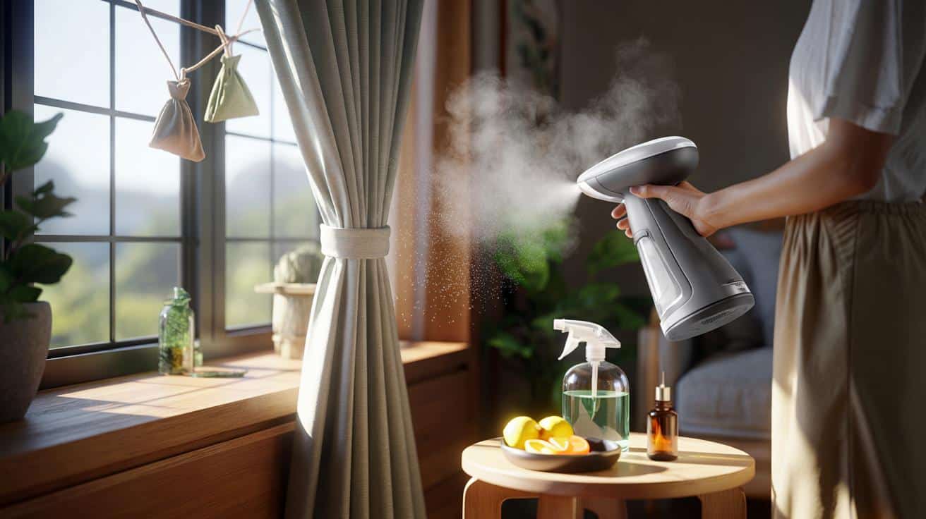 Nie ściągaj zasłon z karnisza: sprytny sposób na szybkie odświeżenie i piękny zapach w domu