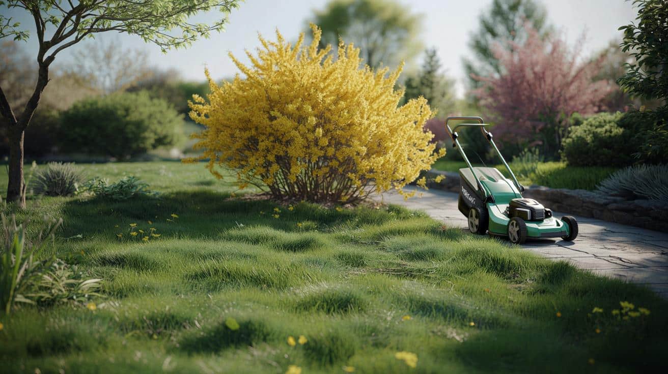 Nie ścinaj trawy za wcześnie: ten żółty krzew zdradza idealny moment